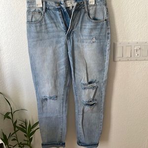 New TWELVE Lawry High Rise Distressed Skinny